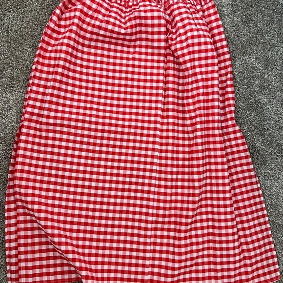 Red Gingham Matching Set - Picture 3 of 3